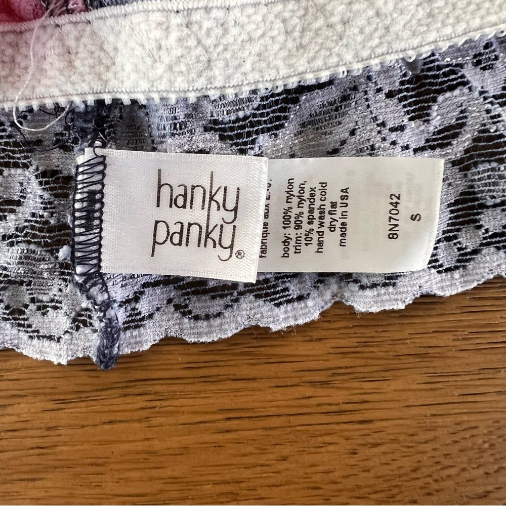 Hanky Panky Red White & Blue Stars & Stripes Lacey Bralette, Size Small - Picture 4 of 6